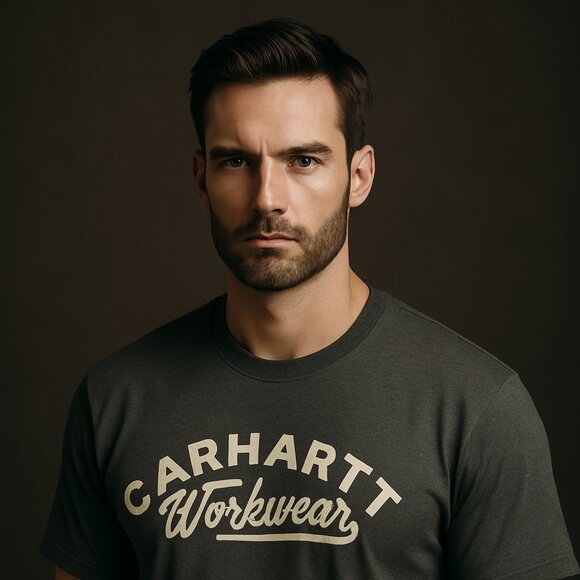 Carhartt Workwear Hook Badge Graphic Tee – Size XL - Picture 1 of 11